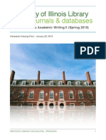 Searching Online Journals Databases Student Guide