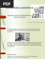 Historia de La Geriatria