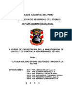 Culpabilidad en Los Delitos de Traición A La Patria PDF