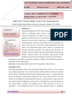 R14-Nanostructured Lipid Carrier (NLC) A Modern Approach For Topical Delivery A Review