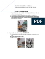 Separacion de Los Componentes de Un Refresco