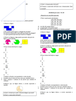 Atividade para Nota I - Leitura e Introdução Frações