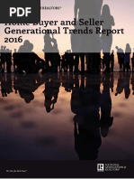 2016 Home Buyer and Seller Generational Trends