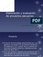 Elaboración y Evaluación de Proyectos Pecuarios