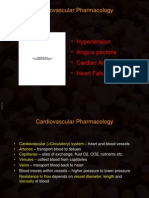 Cardiovascular Pharmacology: - Hypertension - Angina Pectoris - Cardiac Arrhythmias - Heart Failure