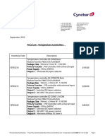 Price List Temperature Controllers