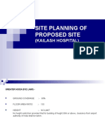 Site Planning of Proposed Site