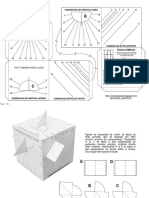 Sablon Cadran Solar Cubic Multiplu