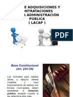 Ley de Adquisiciones y Contrataciones de La Administración Pública (LACAP)