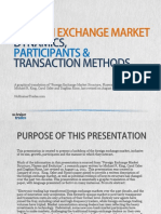 Foreign Exchange Market Dynamics, Participants and Transaction Methods