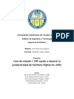 Caso de Estudio de Una Empresa en Ing. de Software