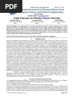 Fault Tolerance in Wireless Sensor Networks