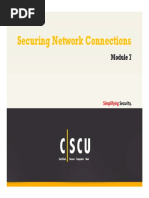 CSCU Module 07 Securing Network Connections PDF