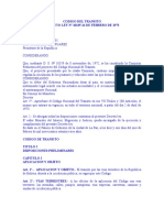 Código y Reglamento Del Codigo de Transito