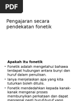 Pengajaran Secara Kaedah Fonetik