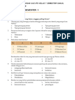 Soal Us Ips Kelas 7 Semester 1 Ganjil