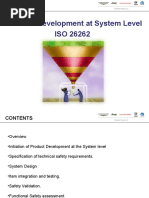 ISO26262 Product Development System Level