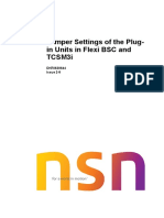 Jumper Settings of The Plug-In Units in FLEXI BSC and TCSM3i