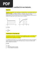 Impulso y Cantidad de Movimiento