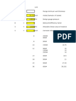 Blind Flange Thickness Calculation