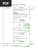 Design and Construction B1 - Steel Beam: Loading