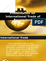 Presentation On International Trade of Bangladesh