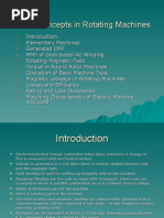 Basic Concepts in Rotating Machines