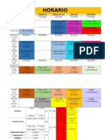 Horario Escolar