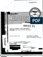 Operation HARDTACK, Technical Summary of Military Effects Programs 1 - 9, Sanitized Version