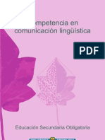 La Competencia en Comunicación Lingüística en ESO