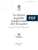 Fiestas Populares Del Ecuador - Jose Pereira