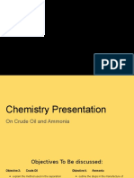 Unit 2 Chemistry-Crude Oil and Ammonia