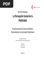 Percepcion Social Publicidad EscuelaPublicidad UDP