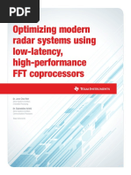 Optimizing Modern Radar Systems Using Low-Latency, High-Performance FFT Coprocessors