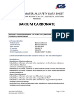 Barium Carbonate Extended Material Safety Data Sheet