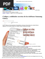 Códigos y Utilidades Secretas de Los Teléfonos Samsung Galaxy