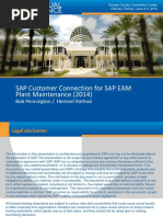 1401 SAP Customer Connection For SAP EAM Plant Maintenance 2014