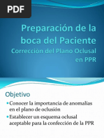 Correcciòn Del Plano Oclusal en PPR PDF