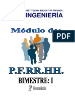 PFRH 2° Sec - I Bimestre