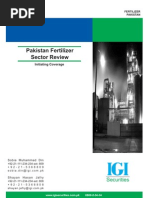 Pakistan Fertilizer Sector Review