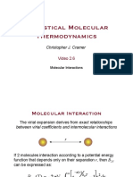 Statistical Molecular Thermodynamics: Christopher J. Cramer