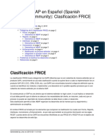 Clasificación Frice