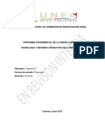 Programa Tecnologíoa y Sistemas Operativos de Información Ip II