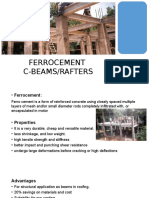 Ferrocement C-Beams/Rafters: Submitted By: Pratyush 12617