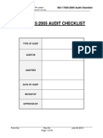 Gap Analysis Checklist