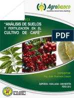 Analisis de Suelo y Fertilizacion en Cafe