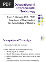 Occupational & Environmental Toxicology