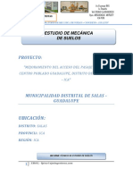 Informe de Suelos Pasaje 13 Salas