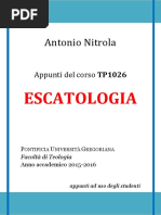 Escatologia 2015-2016