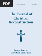 JCR Vol. 02 No. 01: Symposium On Christian Economics